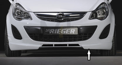 Rieger 00058950 Opel Corsa D Front Splitter 1 | ML Performance UK Car Parts