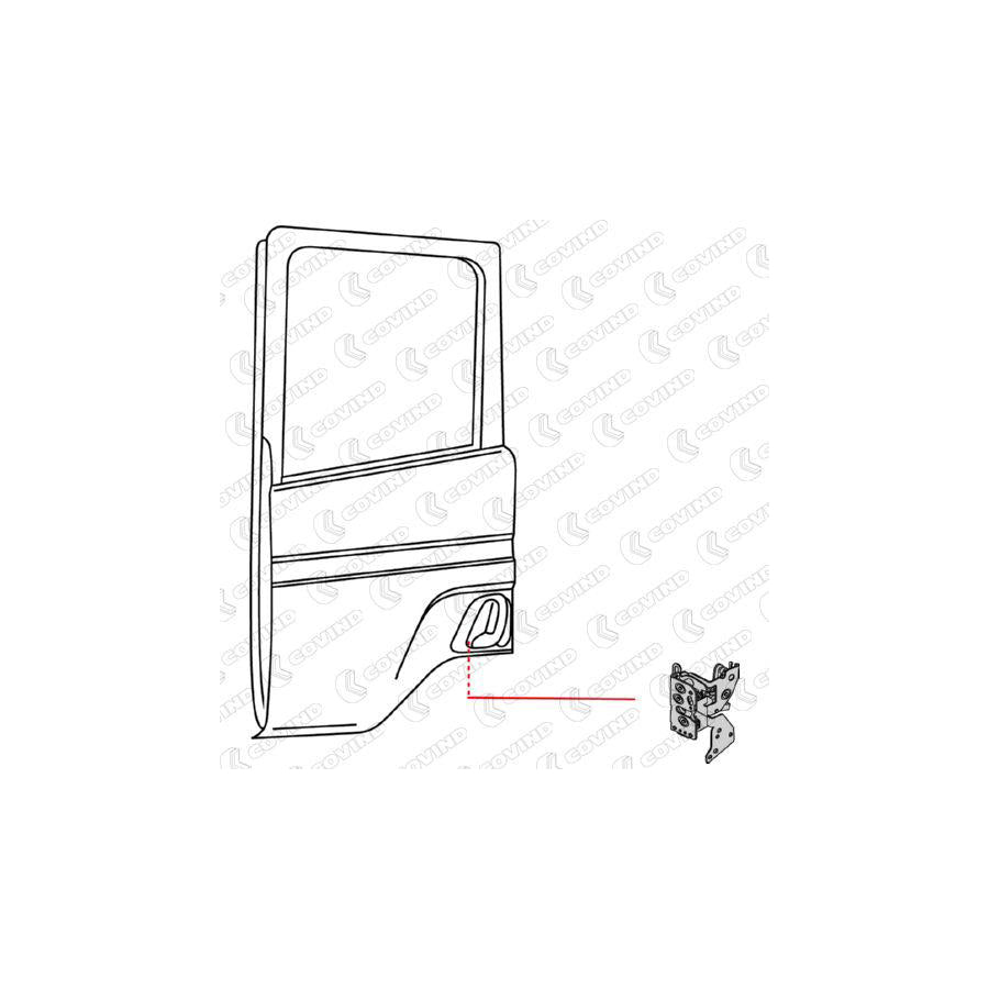 Covind 144/189 Door Lock