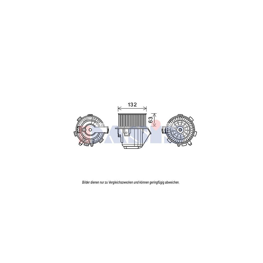 AKS Dasis 068067N Interior Blower
