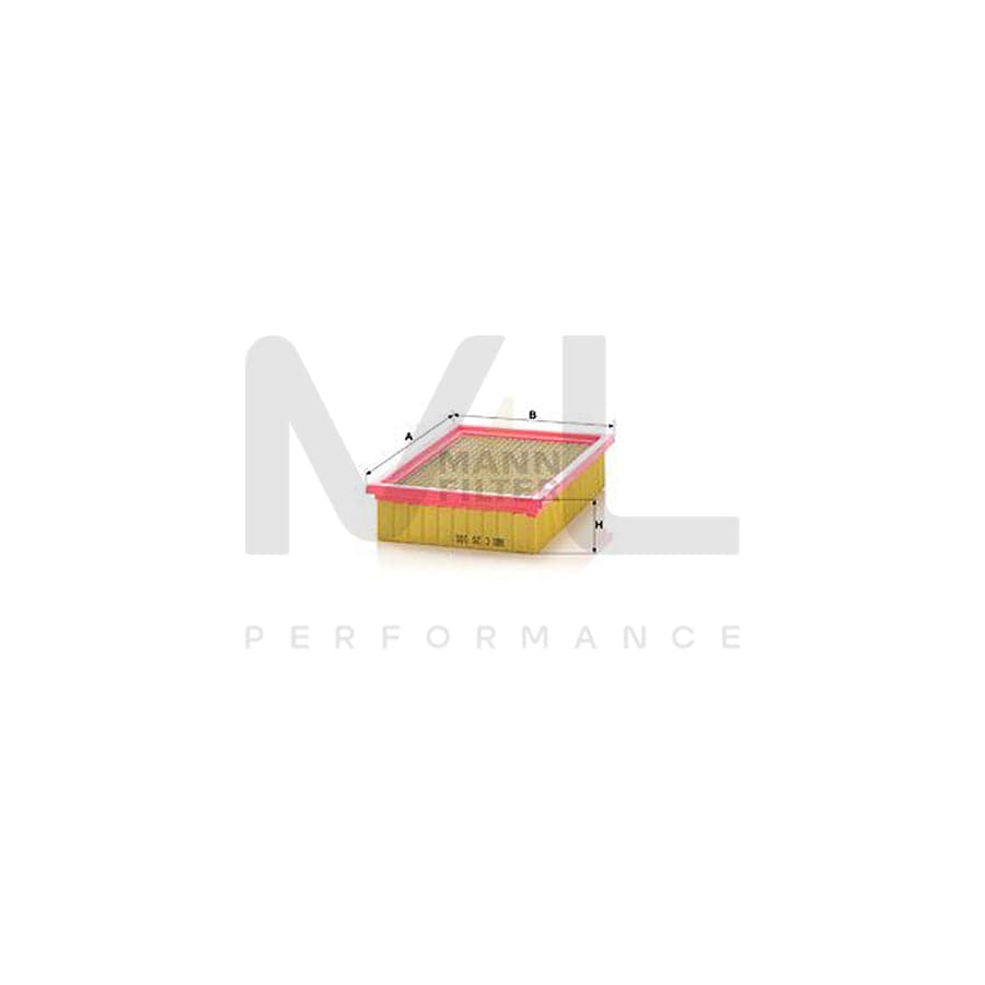 MANN-FILTER C 26 100 Air Filter Filter Insert