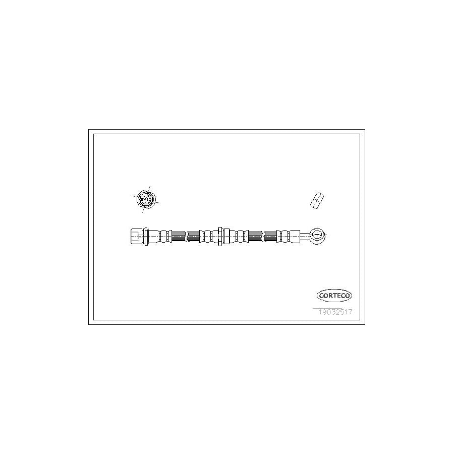 Corteco 19032517 Brake Hose