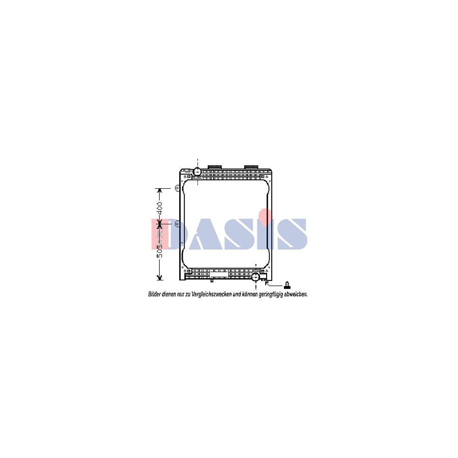 AKS Dasis 260140N Engine Radiator