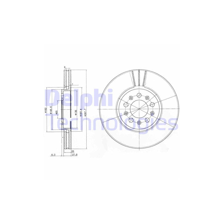 Delphi Bg3035C Brake Disc