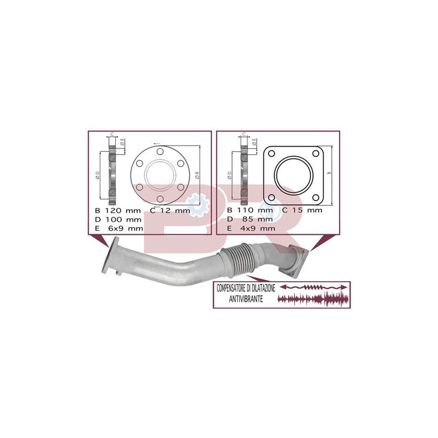 Botto Ricambi Brm0057 Exhaust Pipe