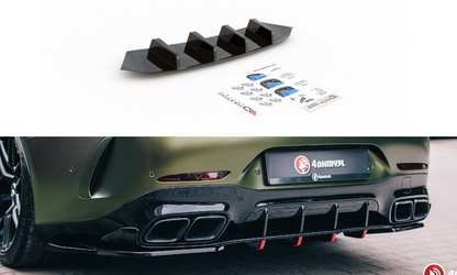 Maxton Design ME-GT-4D-AMG-RS1T Rear Valance Mercedes Benz AMG GT 63S 4-Door Coupe Aero | ML Performance US Car Parts