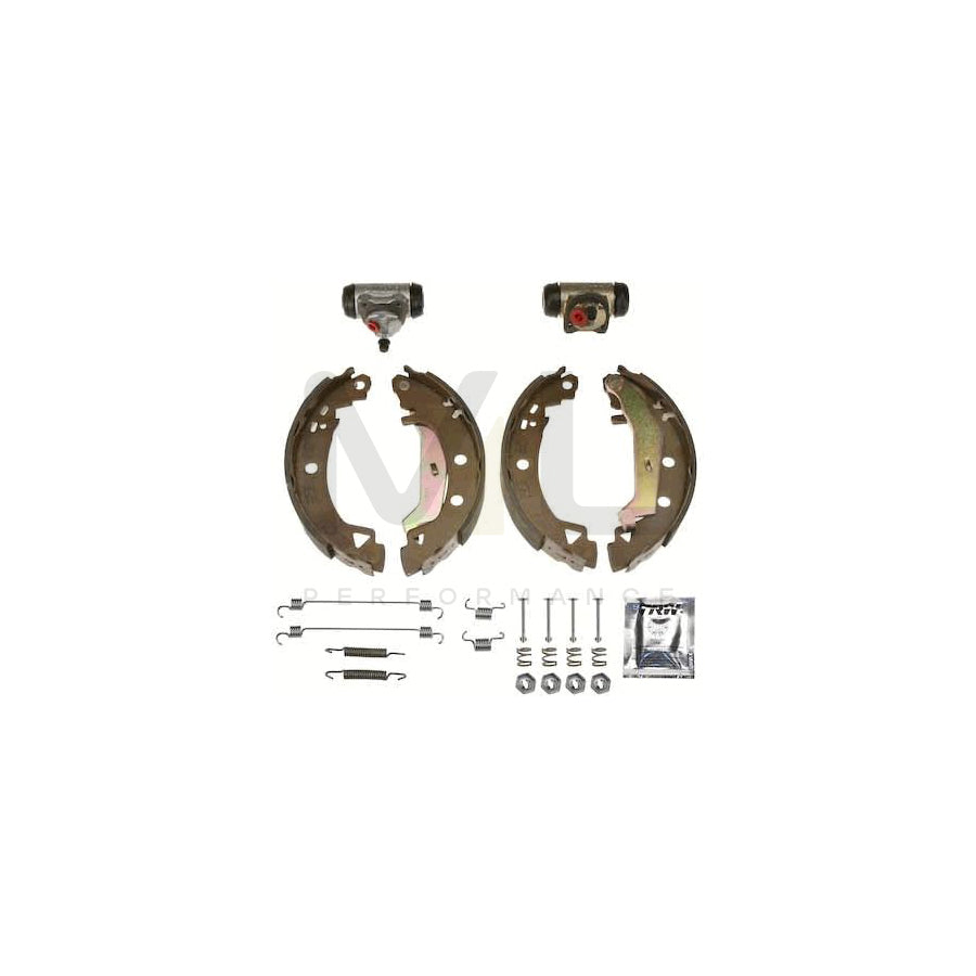 TRW Brake Kit BK1702 Brake Shoe Set with wheel brake cylinder | ML Performance Car Parts