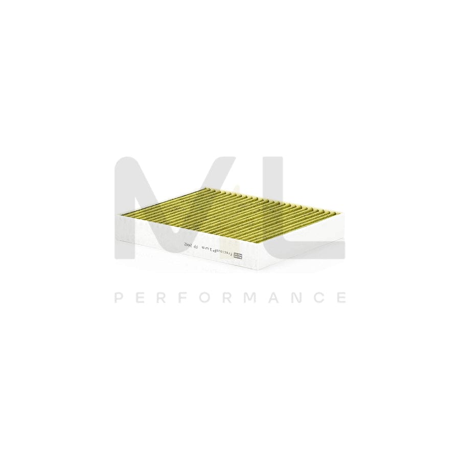 MANN-FILTER FP 2442 Pollen filter Activated Carbon Filter, Activated Carbon Filter with polyphenol, Particulate filter (PM 2.5), with antibacterial action, with fungicidal effect, FreciousPlus