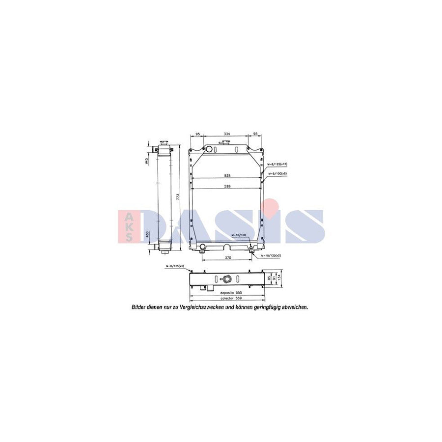 AKS Dasis 400001N Engine Radiator