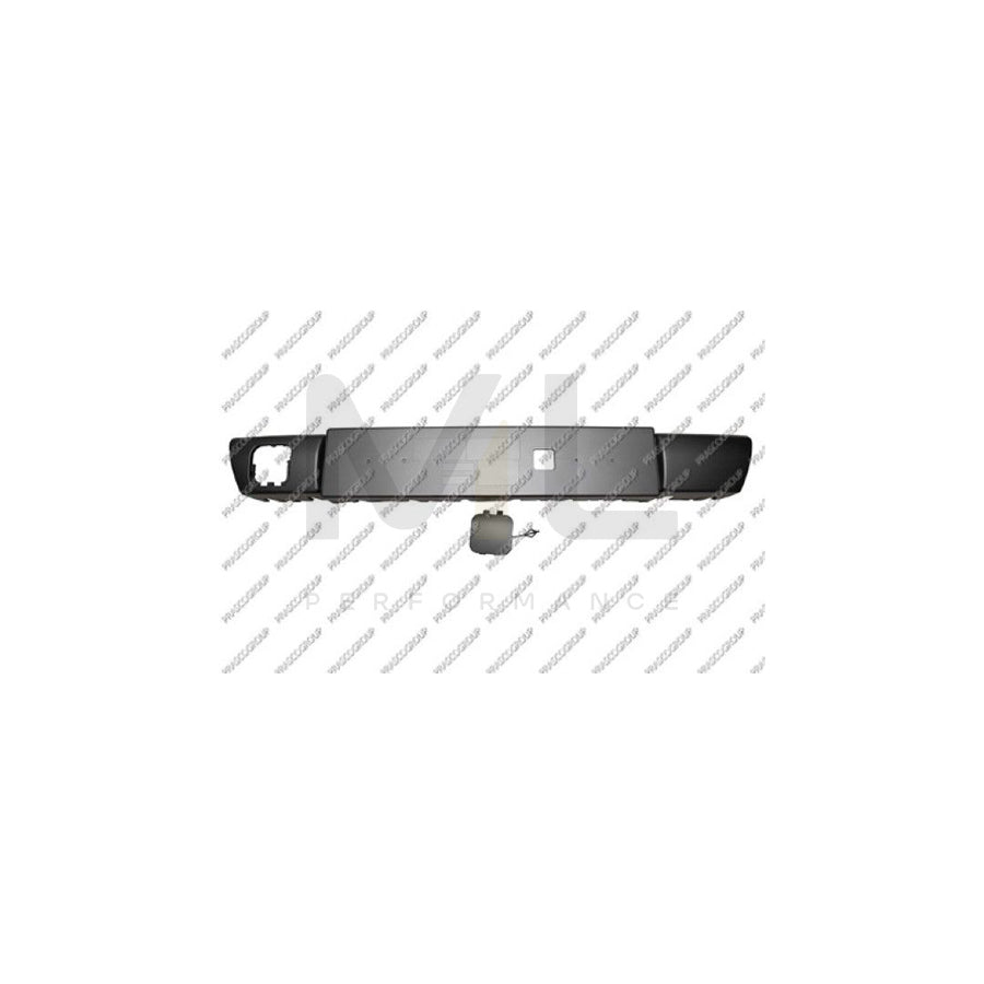 PRASCO PG5201539 Number plate holder Front, Black, frameless