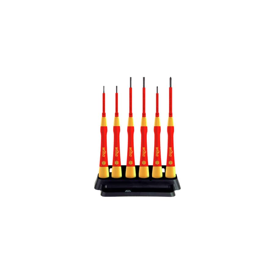 Wiha WHA42989 PicoFinish® SL/PH Fine VDE Screwdriver Set, 7 Piece