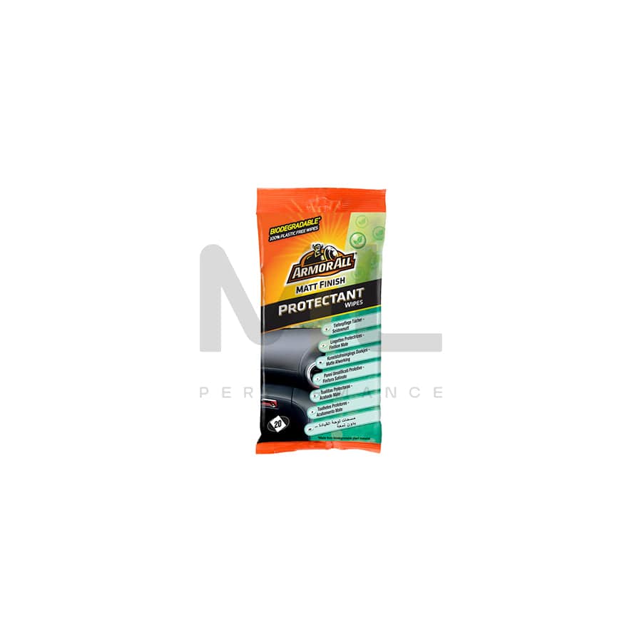 ARMORALL AA 20ct Protectant Matt Wipes