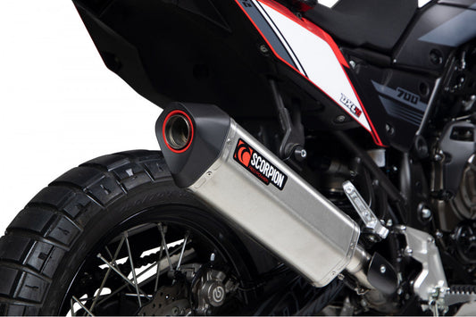 Scorpion RYA114SEO Yamaha Tenere 700 Serket Parallel Slip-On - Stainless Steel Sleeve | ML Performance US US