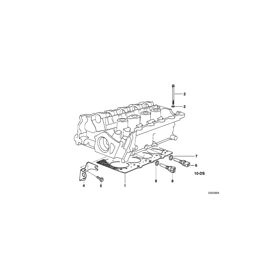 Genuine BMW 11129066434 E36 Gasket Set Cylinder Head Asbestos Free (Inc. 318is, 318i & 318ti) | ML Performance US Car Parts