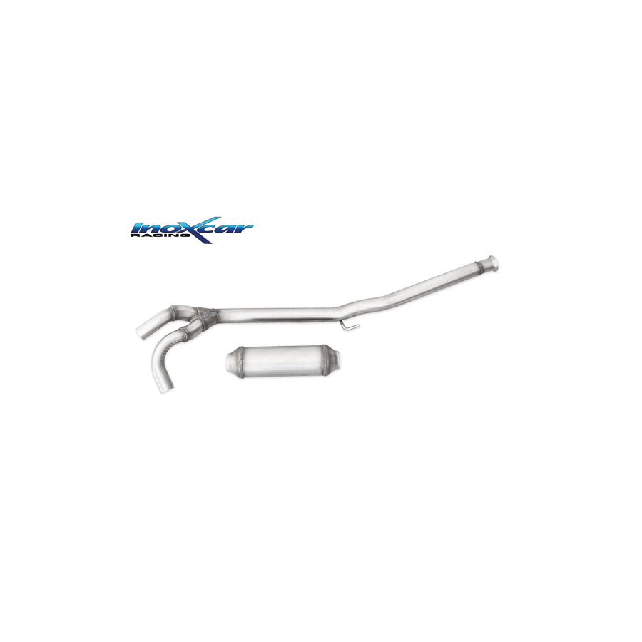 InoXcar TCCLIOBS Renault Clio 2 Central Pipe with Silencer