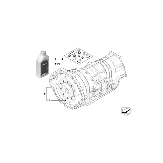 Genuine BMW 24007572504 E70 Exch. Automatic Transmission Eh GA6HP26Z (Inc. X5 4.8i) | ML Performance US Car Parts