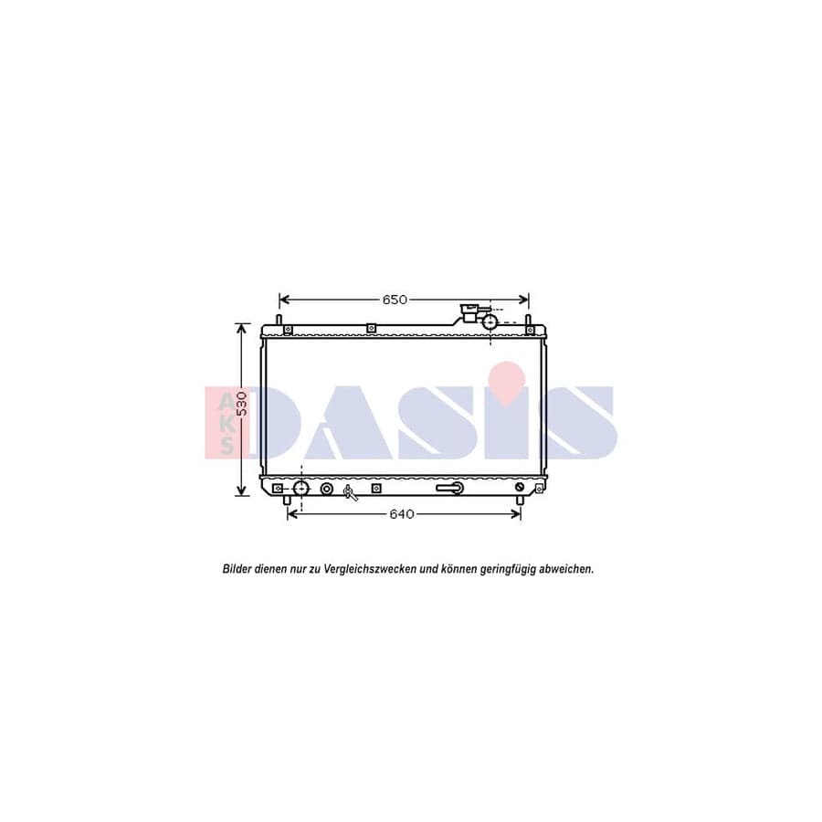 AKS Dasis 210239N Engine Radiator for Lexus Rx I (Xu10)