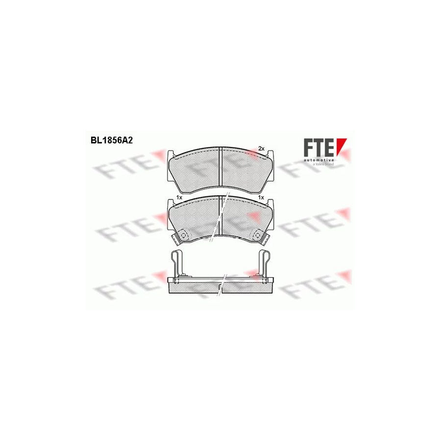 FTE Bl1856A2 Brake Pad Set for Suzuki Baleno