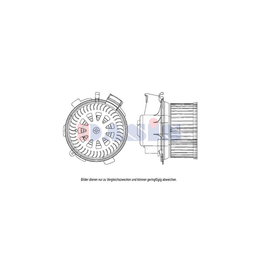 AKS Dasis 068069N Interior Blower for Citroen Xsara Picasso (N68)