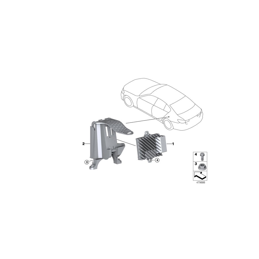 Genuine BMW 65128717604 G12 G11 G30 Control Unit With Active Sound Design (Inc. M760LiX, M550dX & 530dX) | ML Performance US Car Parts