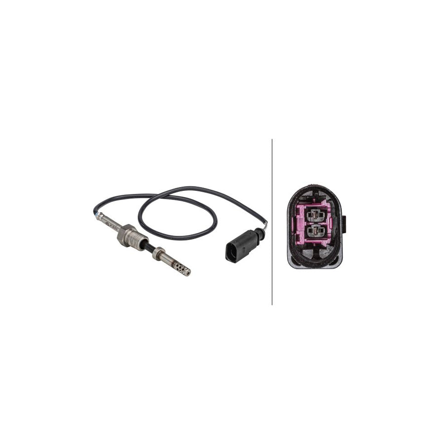 Hella 6PT 358 181-291 Sensor, Exhaust Gas Temperature For VW Crafter