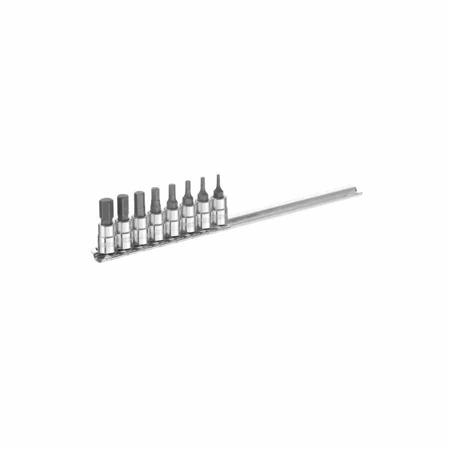 Expert BRIE030704B 1/4in Drive Hex Bit Socket Set, 8 Piece