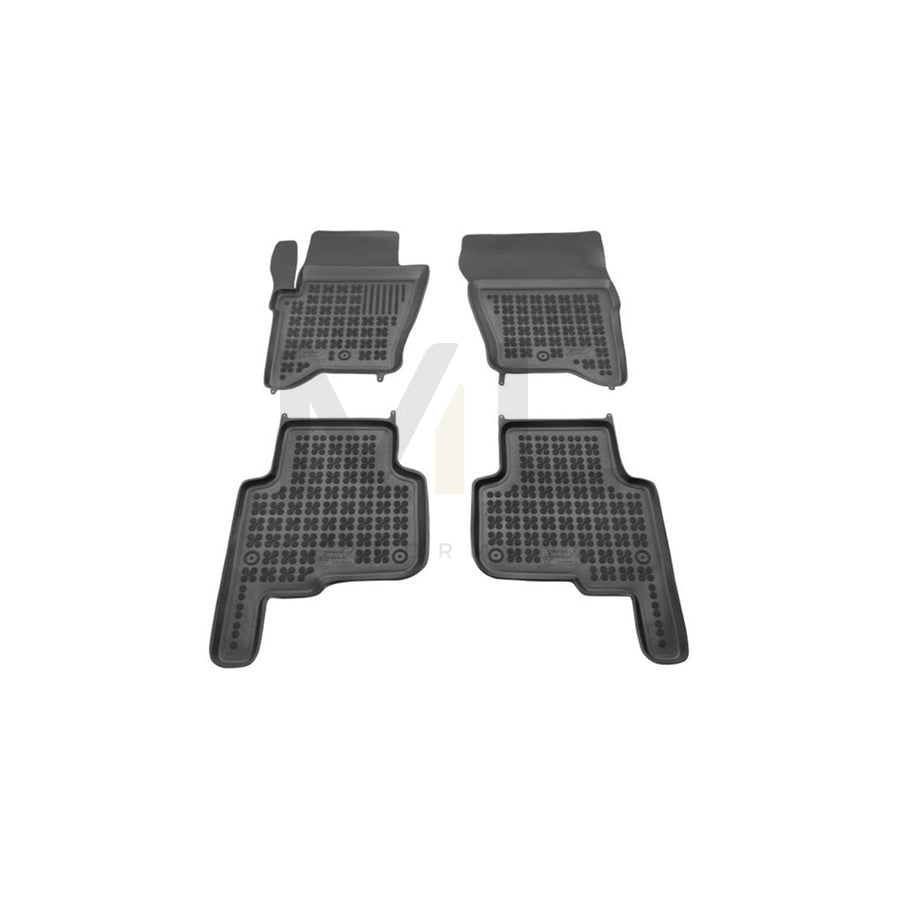 REZAW PLAST 202902 Floor mat set for LAND ROVER DISCOVERY Elastomer, Front and Rear, Black