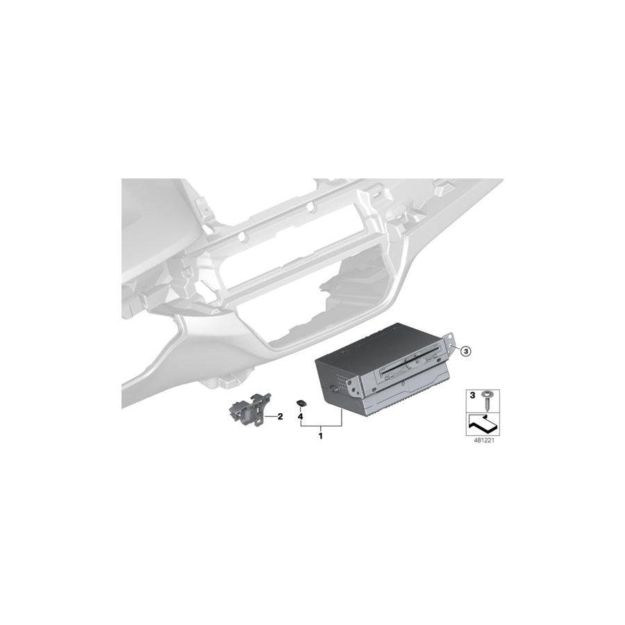 Genuine BMW 65128707200 G30 G11 G01 Headunit High 2 US (Inc. 540i, 740eX & 540iX) | ML Performance US Car Parts