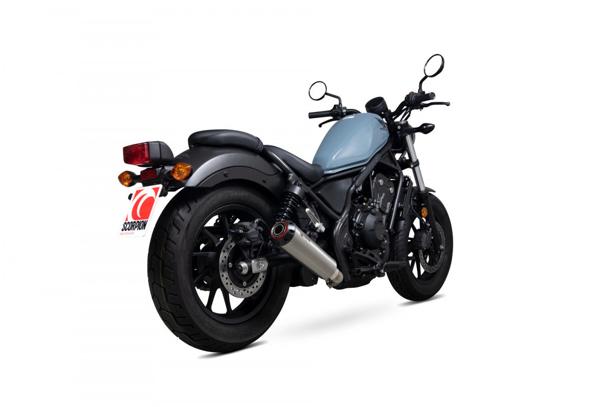 Scorpion PHA191SEO Honda CMX500 (Rebel) Red Power Slip-On - Stainless Steel Sleeve | ML Performance US US