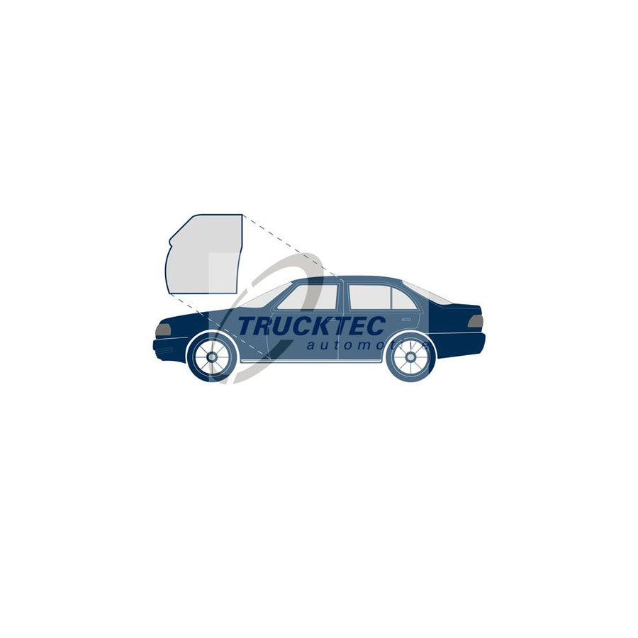 Trucktec Automotive 02.52.089 Panelling, Mudguard suitable for MERCEDES-BENZ C-Class