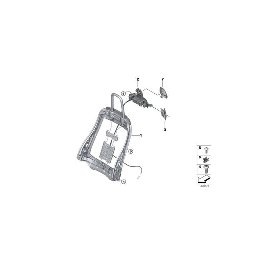 Genuine BMW 52107455541 I15 Cover, Release Left (Inc.  & i8) | ML Performance US Car Parts