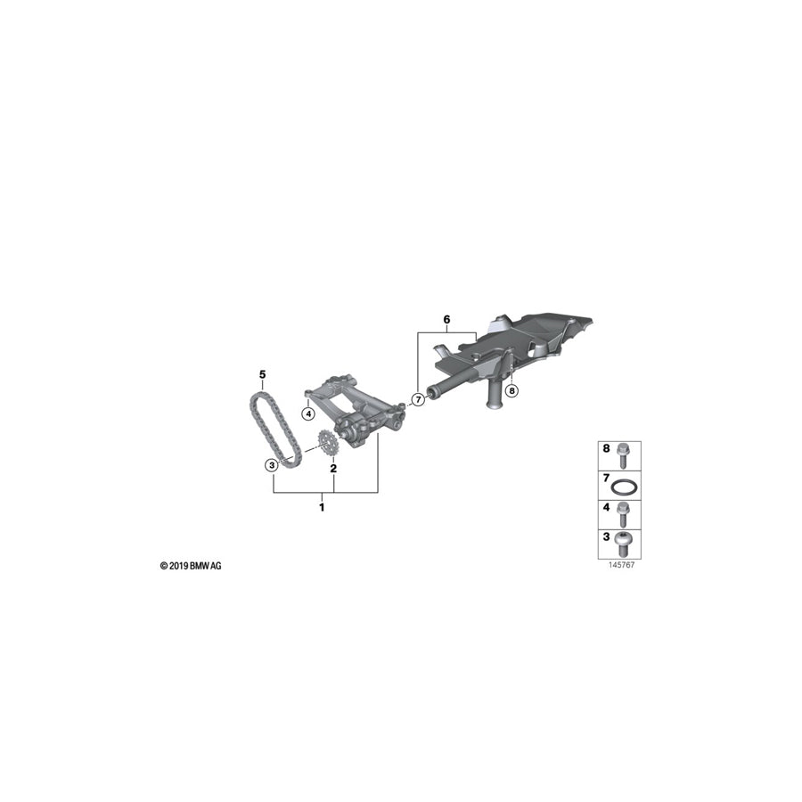 Genuine BMW 11417793257 E61 E60 Intake Pipe With Gasket (Inc. 530xd & 525xd) | ML Performance US Car Parts