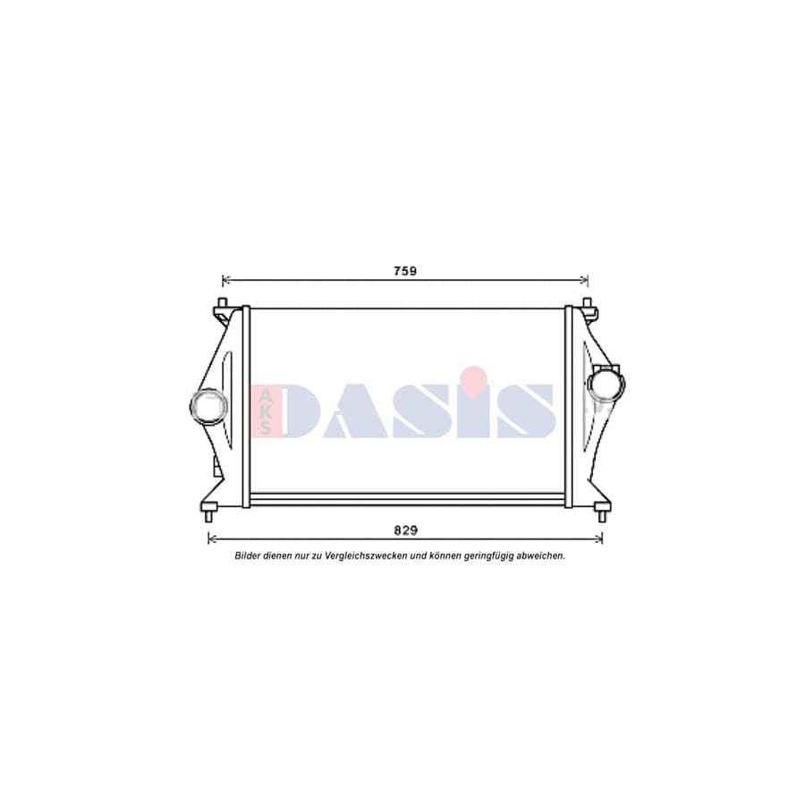 AKS Dasis 567012N Intercooler for Hyundai Ix55 (En)