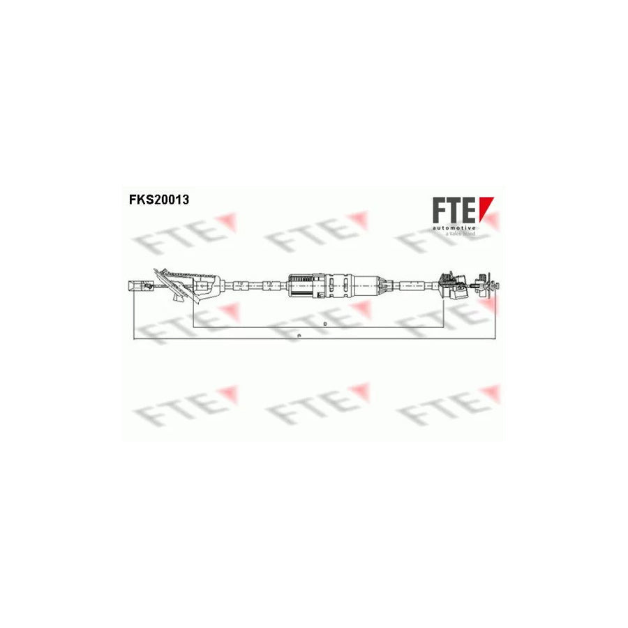 FTE Fks20013 Clutch Cable for Renault Espace II (J63/S63)