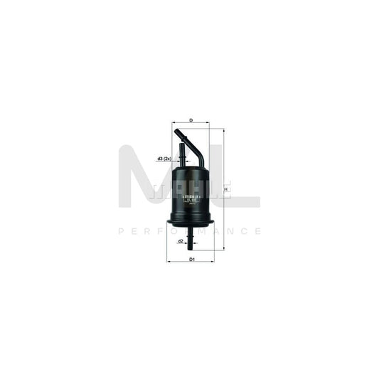 MAHLE ORIGINAL KL 488 Fuel filter for KIA RIO In-Line Filter | ML Performance Car Parts
