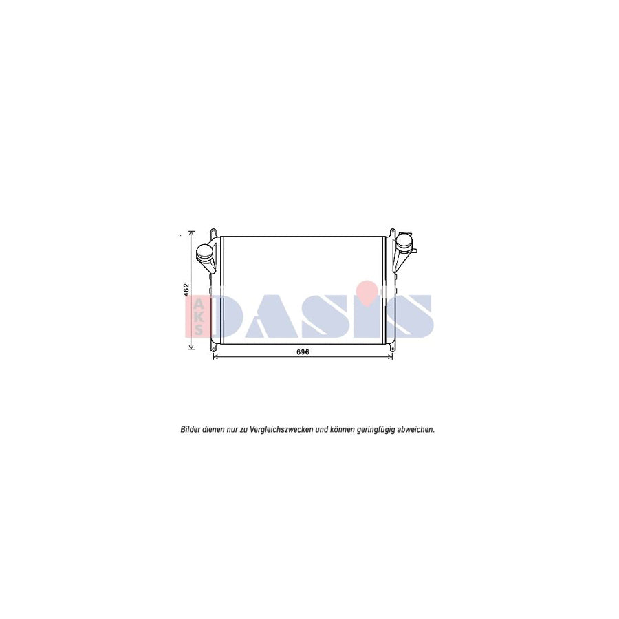 AKS Dasis 567013N Intercooler for KIA Mohave / Borrego (Hm)