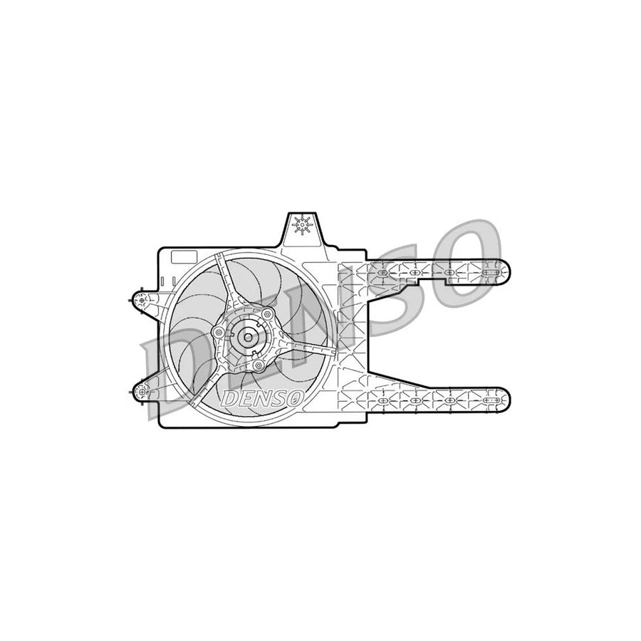 DENSO DER13006 Fan, Radiator for Lancia Y (840)