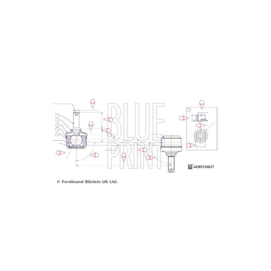 Blue Print Adbp850026 Anti Roll Bar Link
