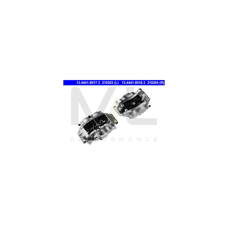 ATE 13.4441-8017.3 Brake Caliper with brake pads