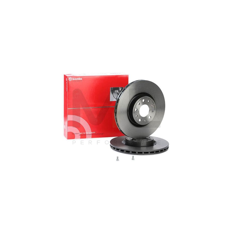 BREMBO COATED DISC LINE 09.C645.21 Brake Disc for FIAT TIPO Internally Vented, Coated | ML Performance Car Parts