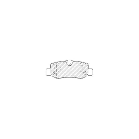 Ferodo Fvr5013 Brake Pad Set Prepared For Wear Indicator Without Accessories