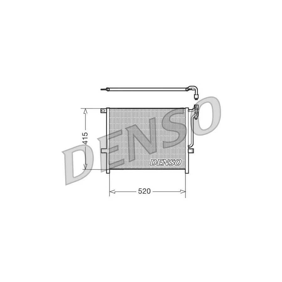 DENSO DCN05010 Air Conditioning Condenser