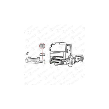 Covind 385/137 Frame, Headlight
