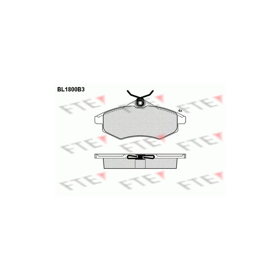 FTE 9010373 Brake Pad Set