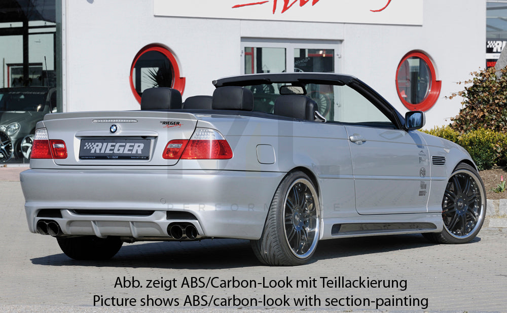 Rieger 00050246 BMW 3 Series E46 Side Skirt (Inc. M3) 4 | ML Performance UK Car Parts