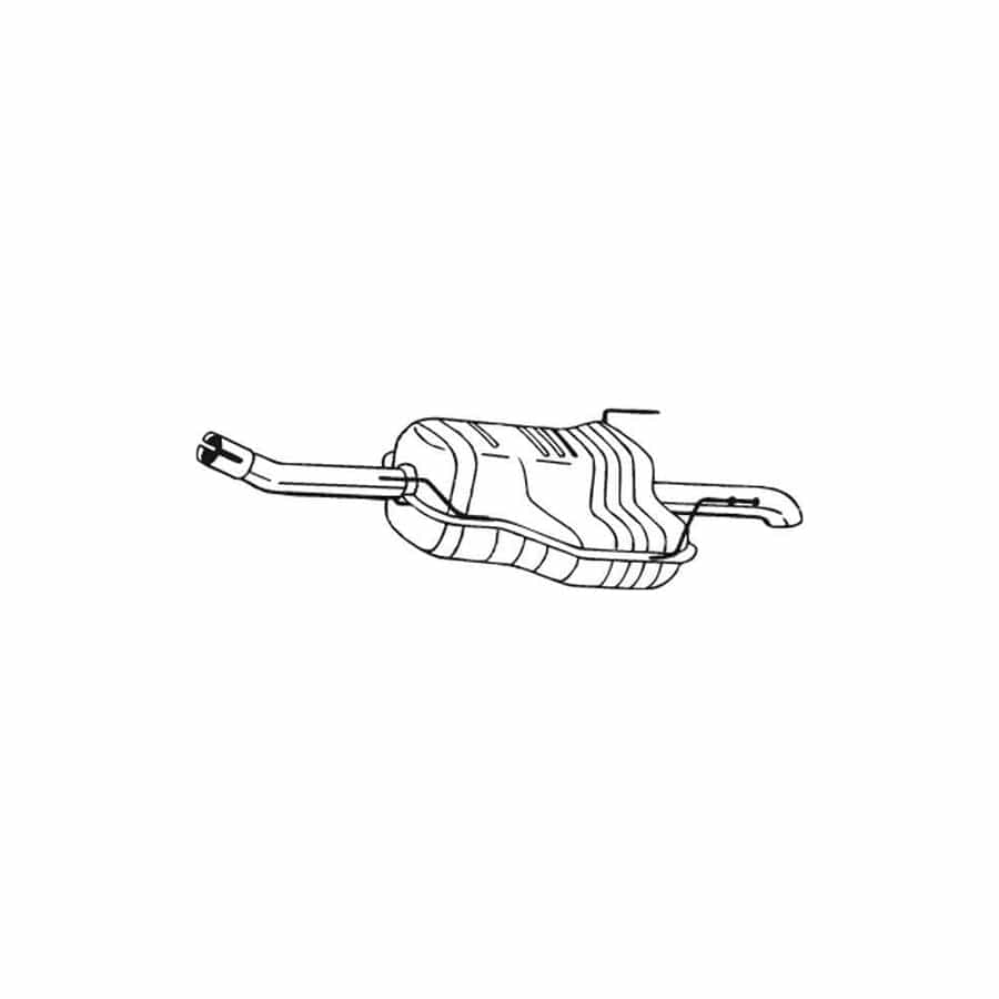Bosal 185-493 Rear Silencer