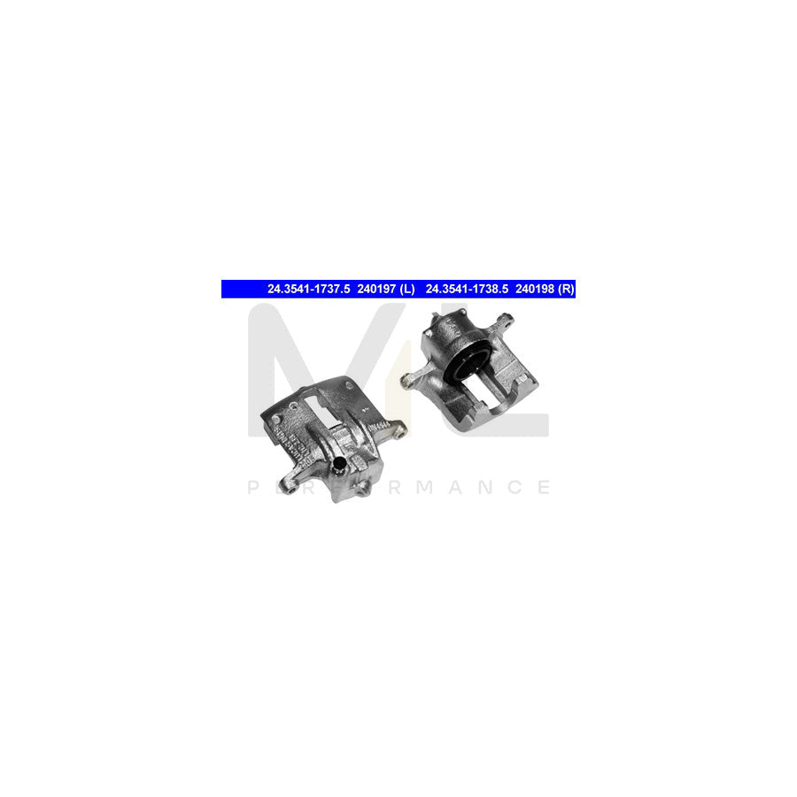 ATE 24.3541-1737.5 Brake Caliper without holder