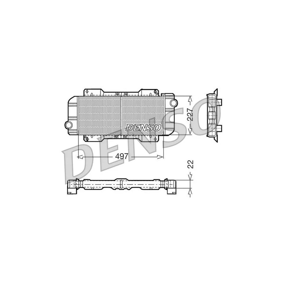 DENSO DRM10019 Engine Radiator for Ford Escort