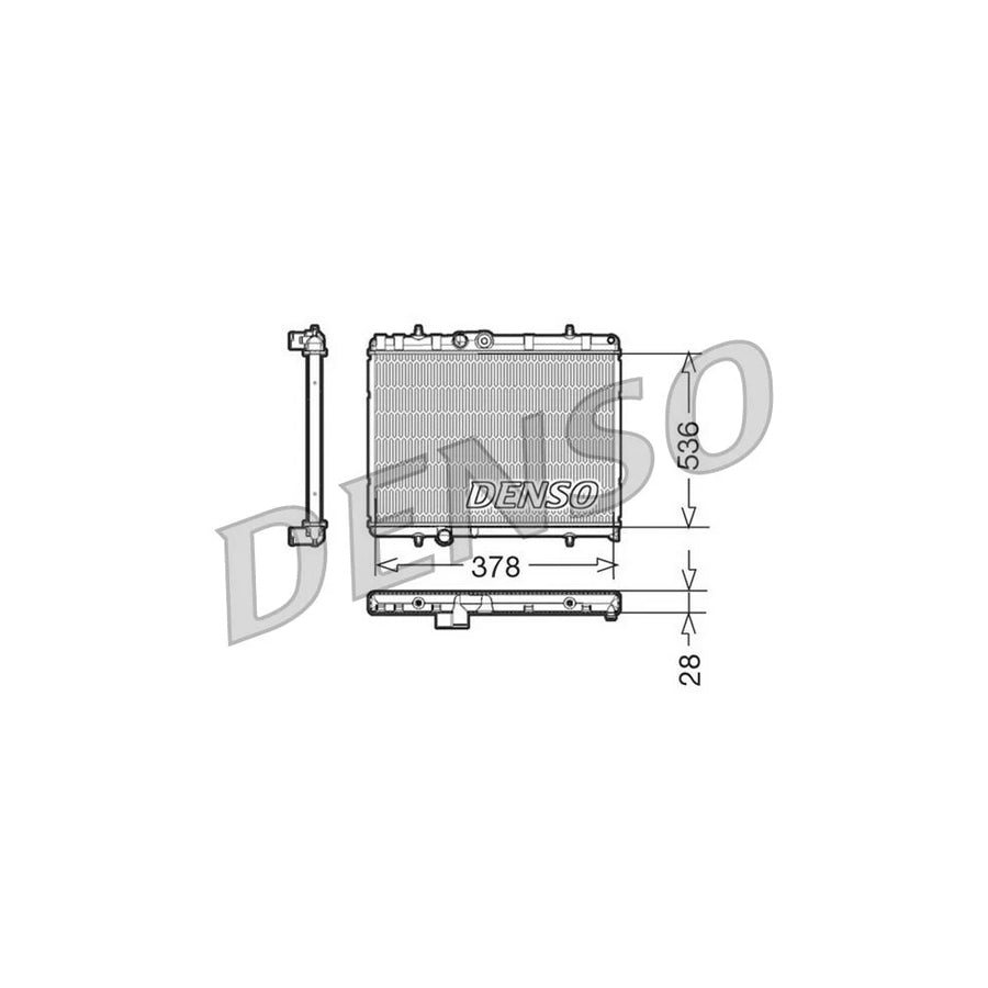 DENSO DRM21056 Engine Radiator