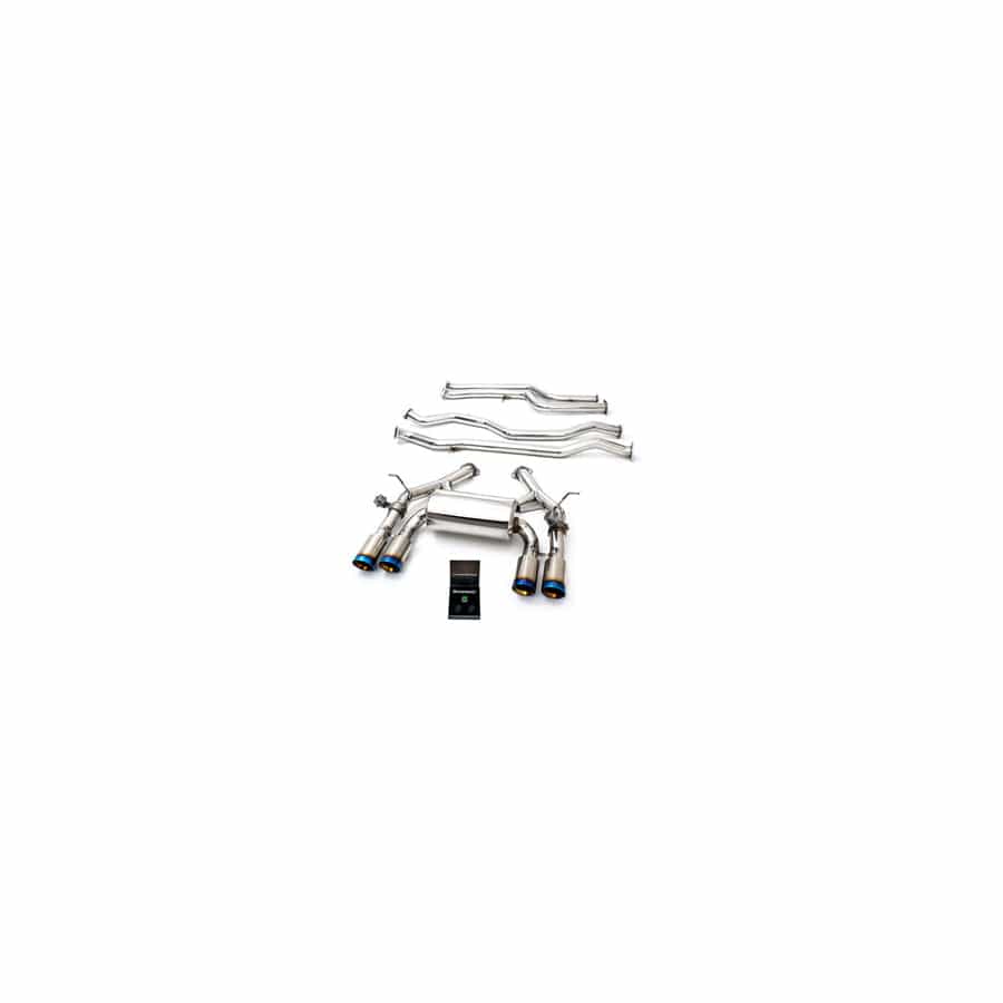 Armytrix BMF8MT-QS11B Valvetronic Exhaust System BMW M3 F80 | M4 F82/F83 Competition 2014-2020 with Quad Blue Coated 3.5"