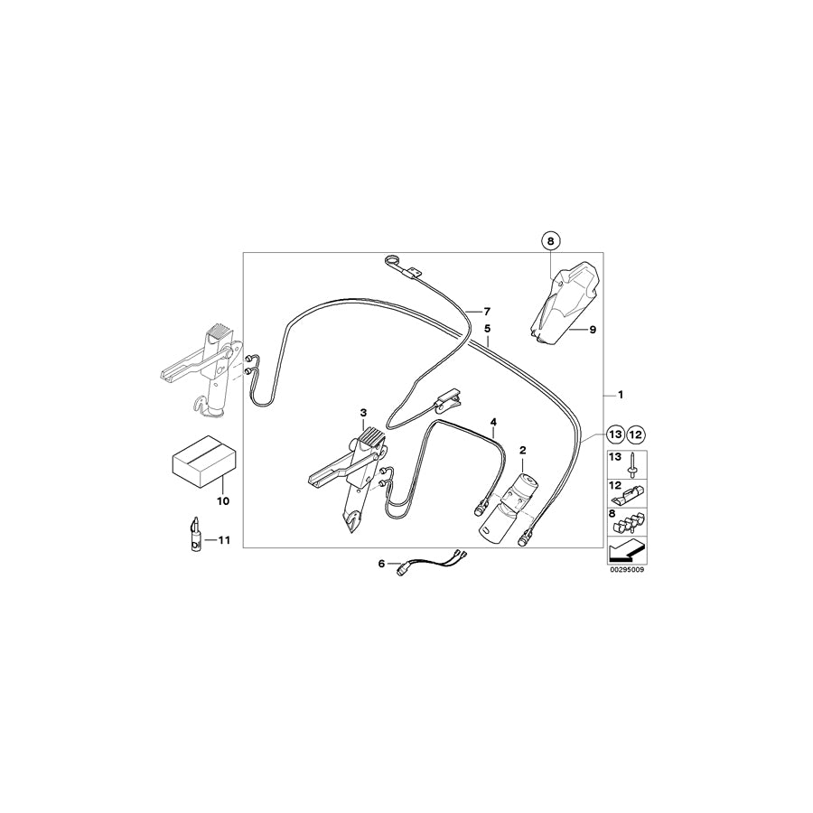 Genuine BMW 54347119636 E85 Bracket Hydraulic Line (Inc. Z4) | ML Performance US Car Parts